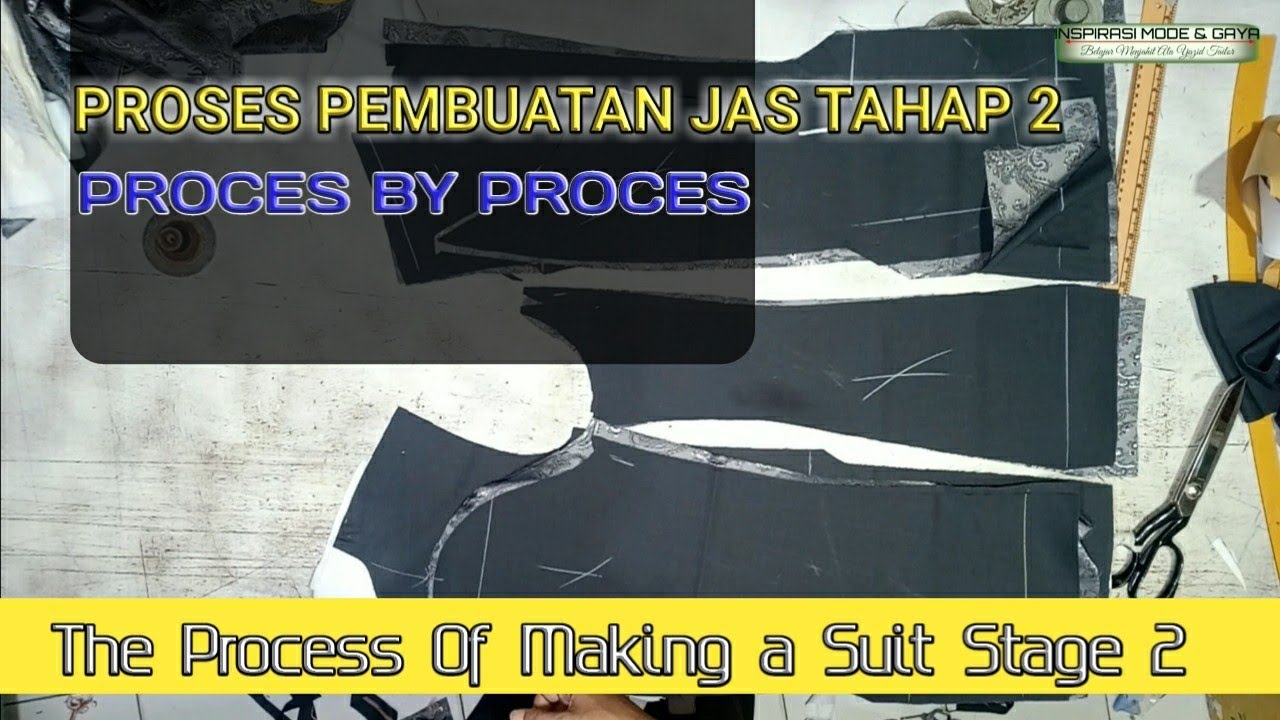 MOTONG FURING |NGALATIN, MOTONG FURING JAS PRIA TAHAP2 the process of making a suit stage 2