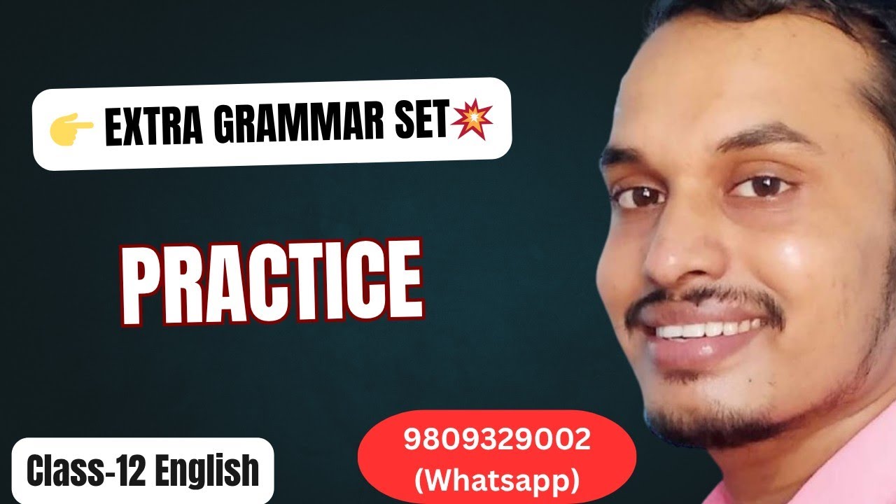 Extra Grammar Set 🔥 | Practice Questions with Solution | Class 12 English NEB