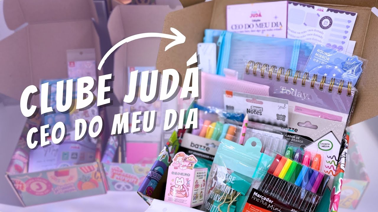 UNBOXING CLUBE JUDÁ: EDIÇÃO 29 CEO DO MEU DIA
