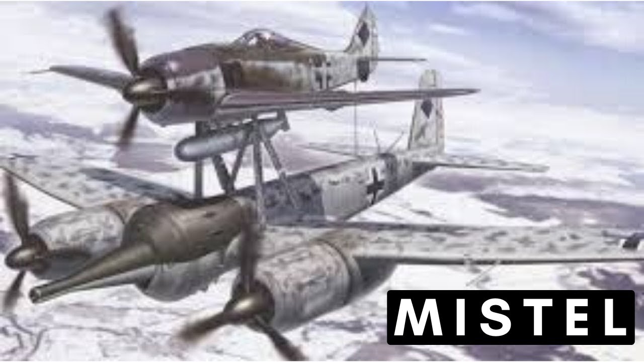 Mistel - STRANGEST bomber of WW2 (1943-1945)
