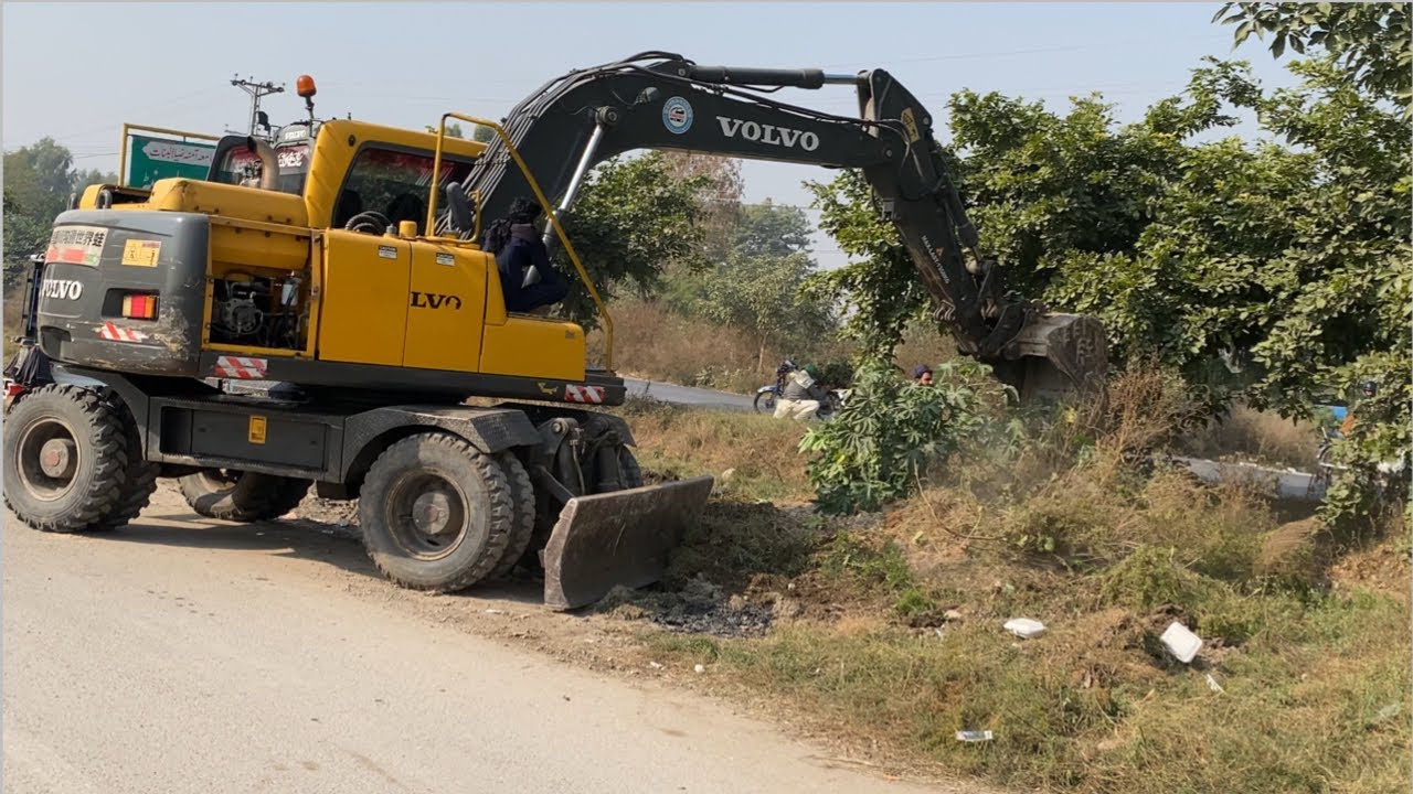 Volvo Excavator Working 