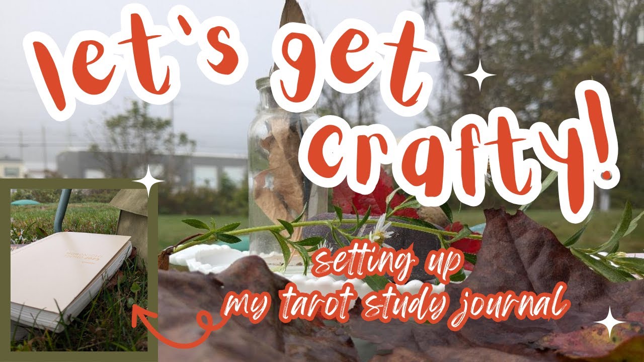 📖🖊️ Setup my tarot study journal with me! 🖊️📖