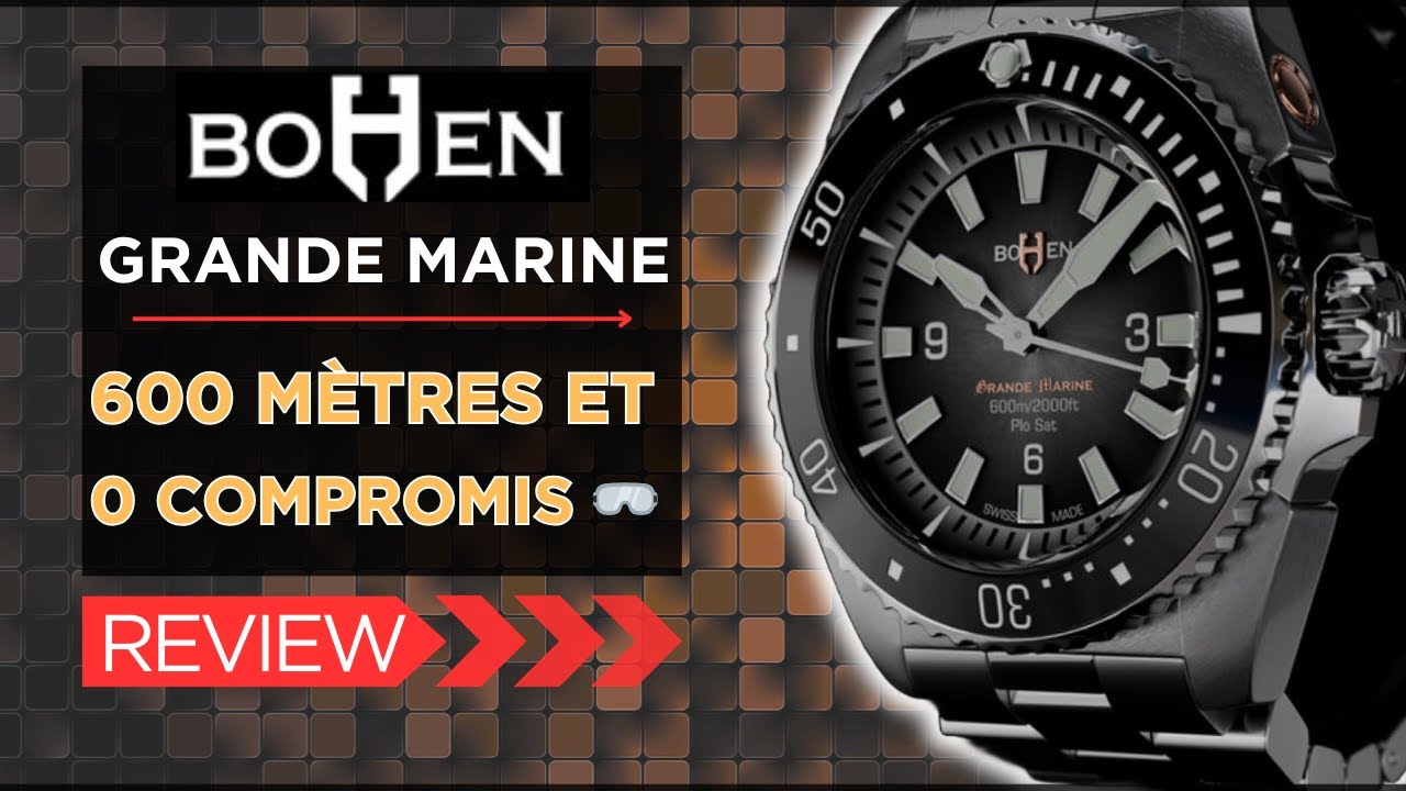COUP DE COEUR:  la montre de plong&eacute;e fran&ccedil;aise qui rivalise avec les montres suisses de luxe  !