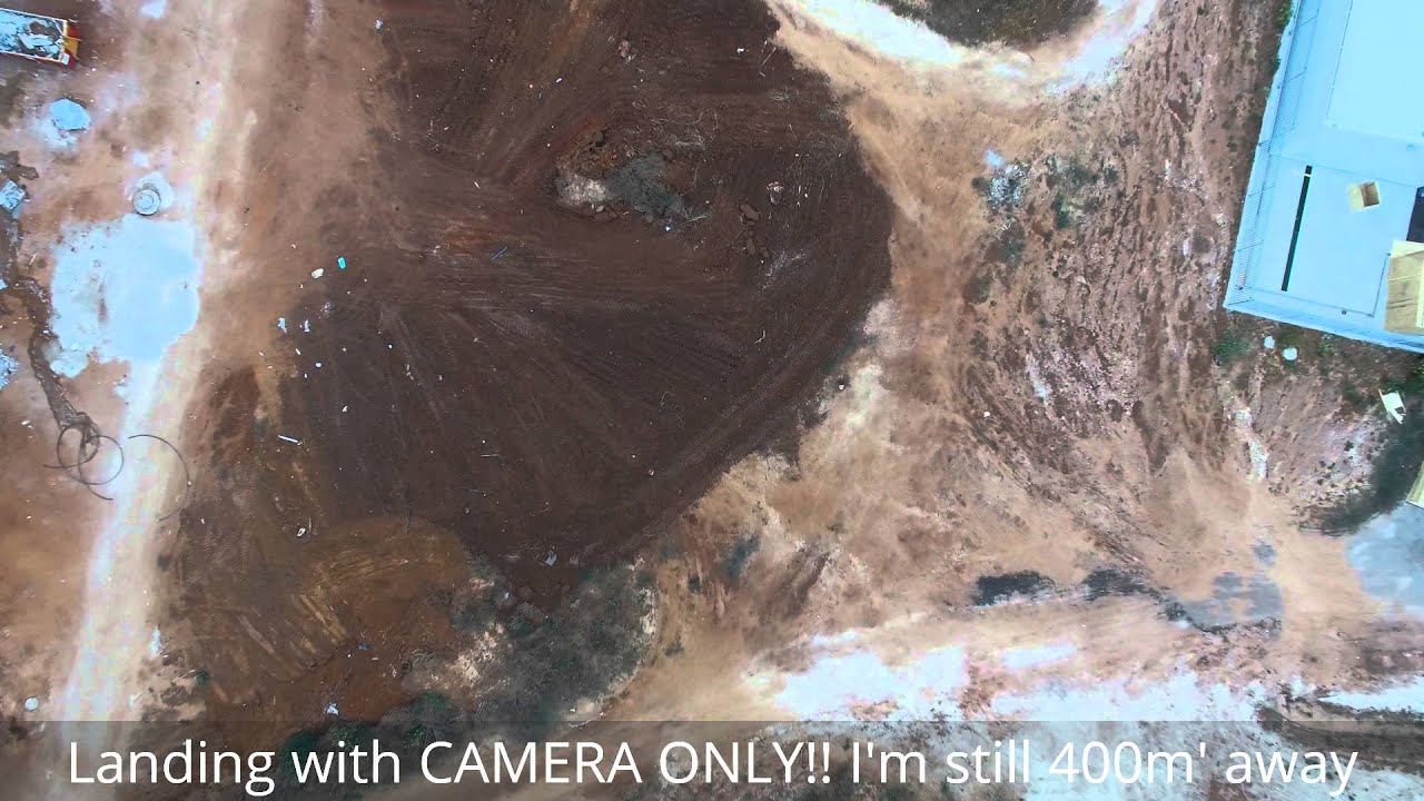 Emergency landing of a new DJI Phantom3 (Protected by the gimbal guard)