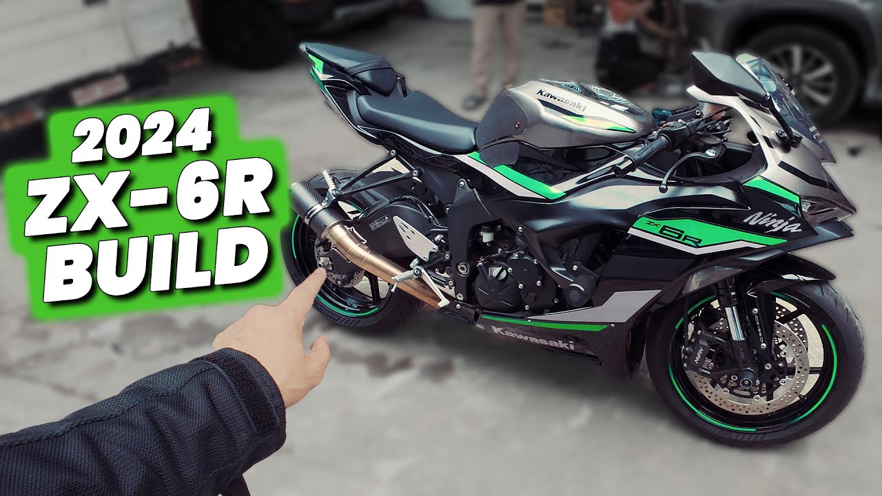 2024 Kawasaki ZX6R Build | Headers, Remap & Decals