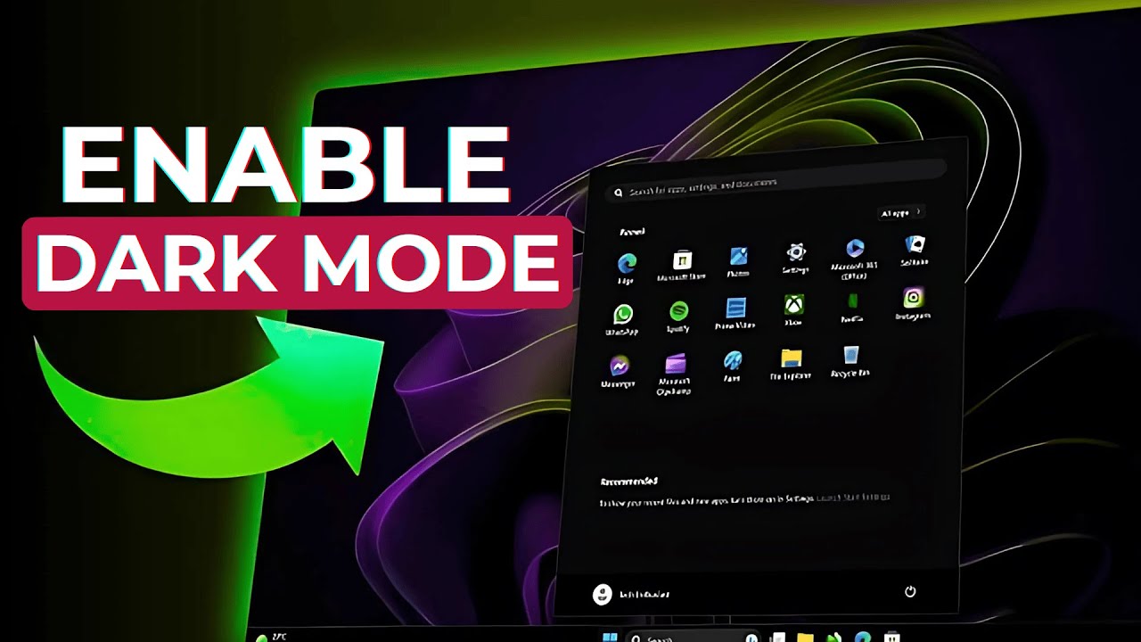 How To Enable Dark Mode on Windows 11 Without Windows Activation