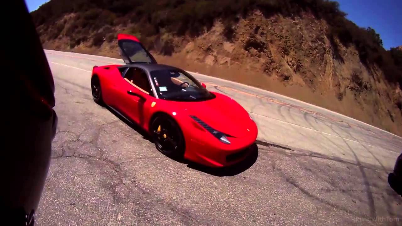 RidingWithTom Takes On The Snake! Mulholland Drive Action!