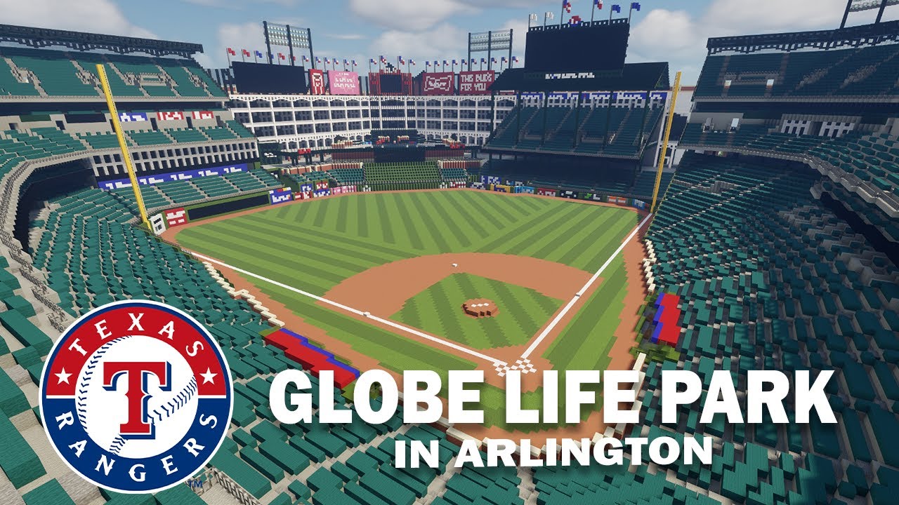 Minecraft - Globe Life Park in Arlington (Texas Rangers & Dallas Renegades): CINEMATIC + DOWNLOAD