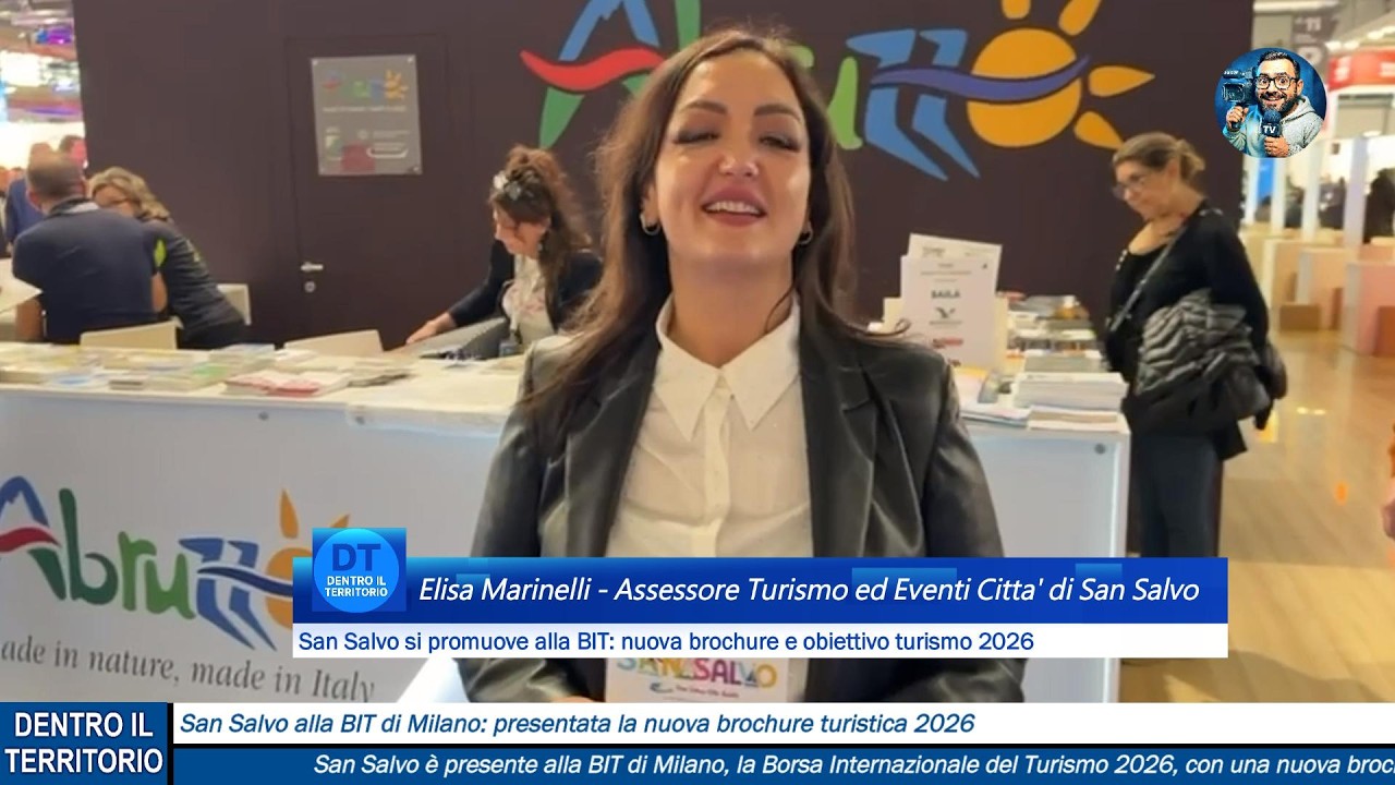 San Salvo alla BIT di Milano: presentata la nuova brochure turistica 2026