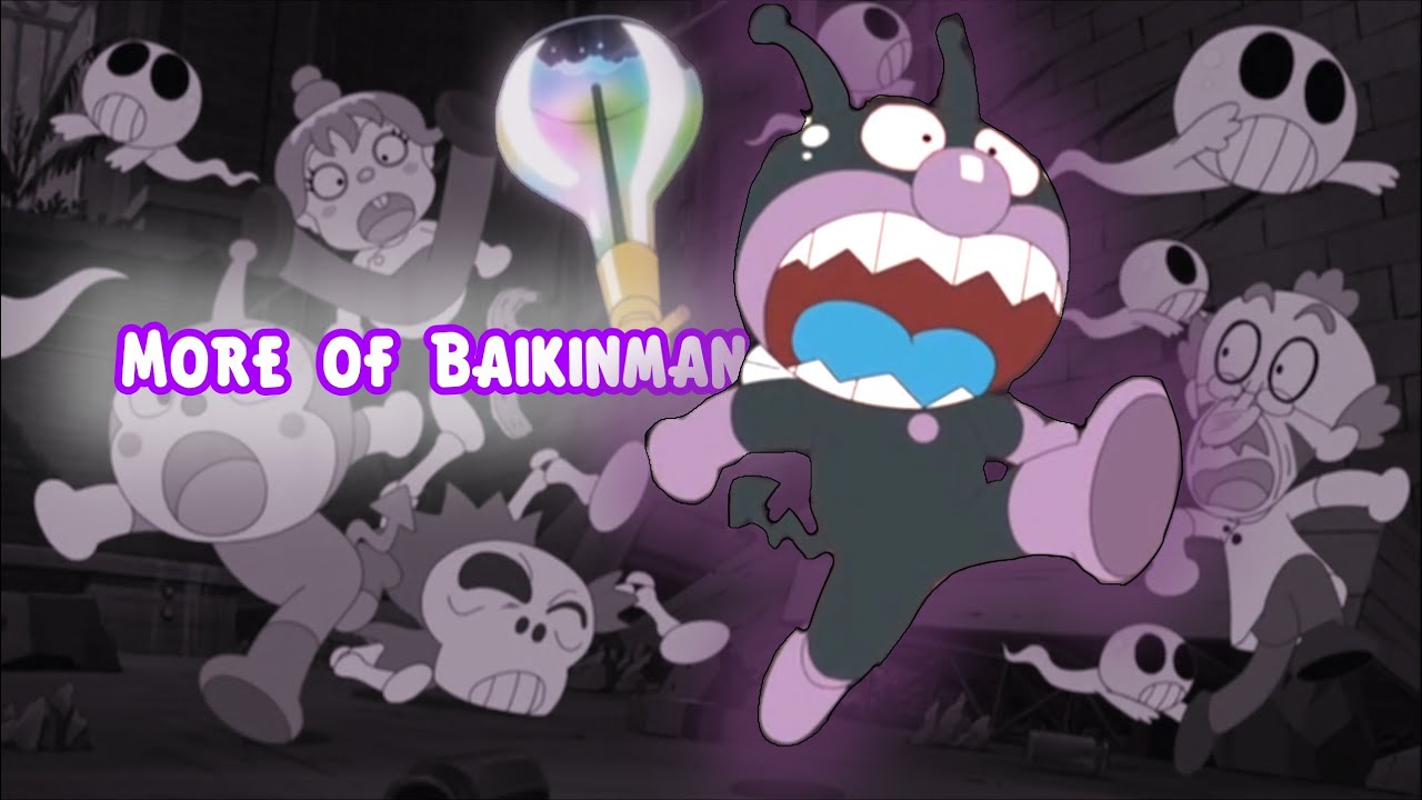 Mostly Baikinman clips from 3 different Anpanman&rsquo;s movies 