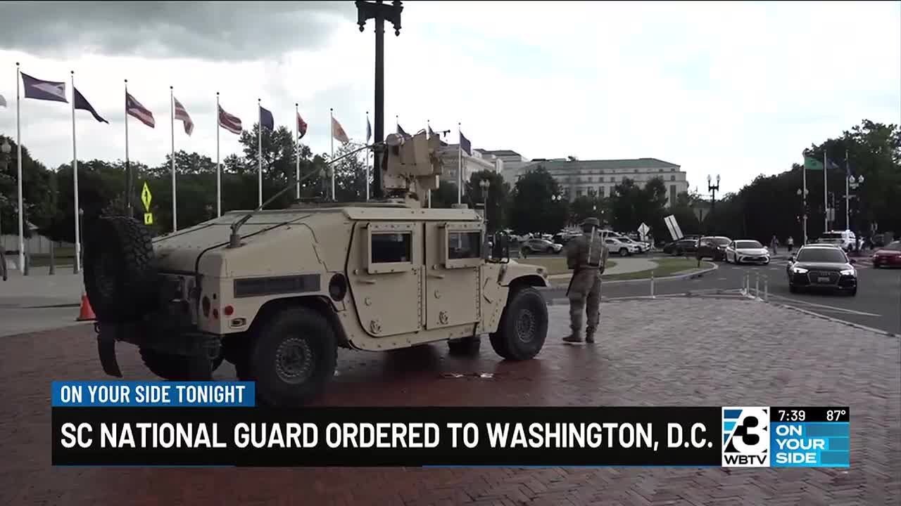 South Carolina National Guard ordered to Washington DC