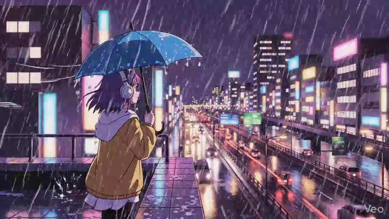 Japanese Rainy Night 🌧️ Chillhop Lofi Study Music