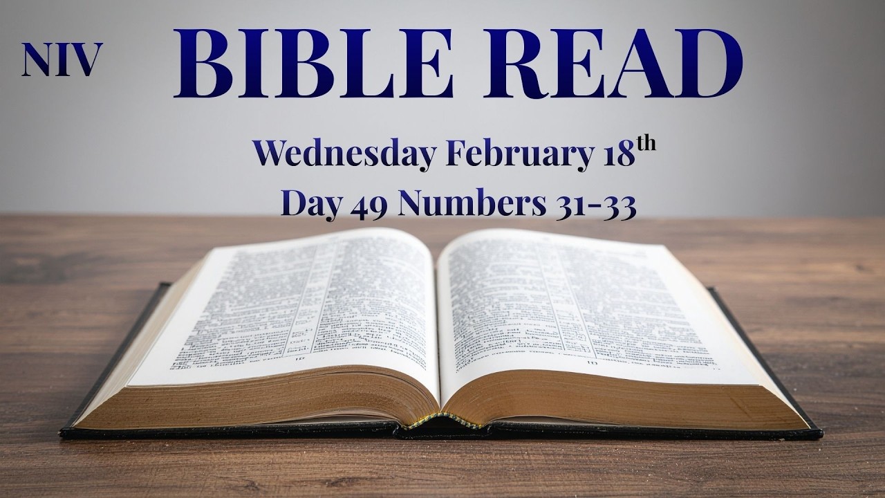 NIV Daily Bible Read Numbers 31   33