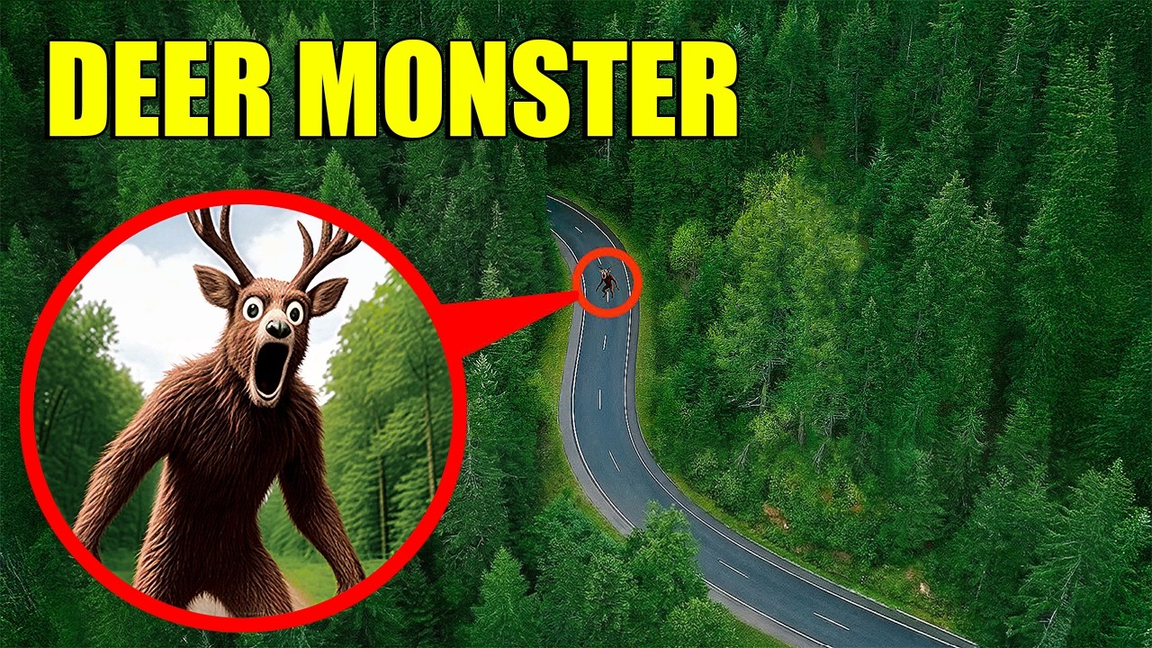 МОЙ ДРОН СНЯЛ НАСТОЯЩЕГО Deer Monster 99 Nights в Реальной Жизни!