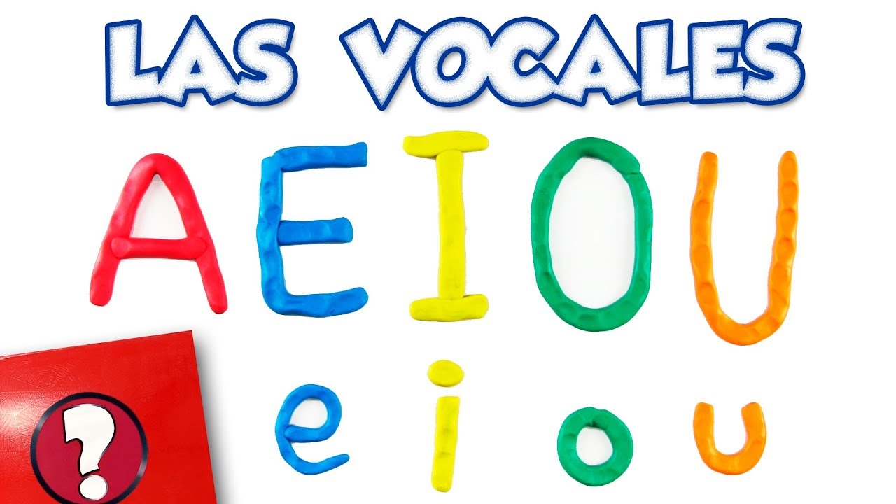 Las Vocales con plastilina