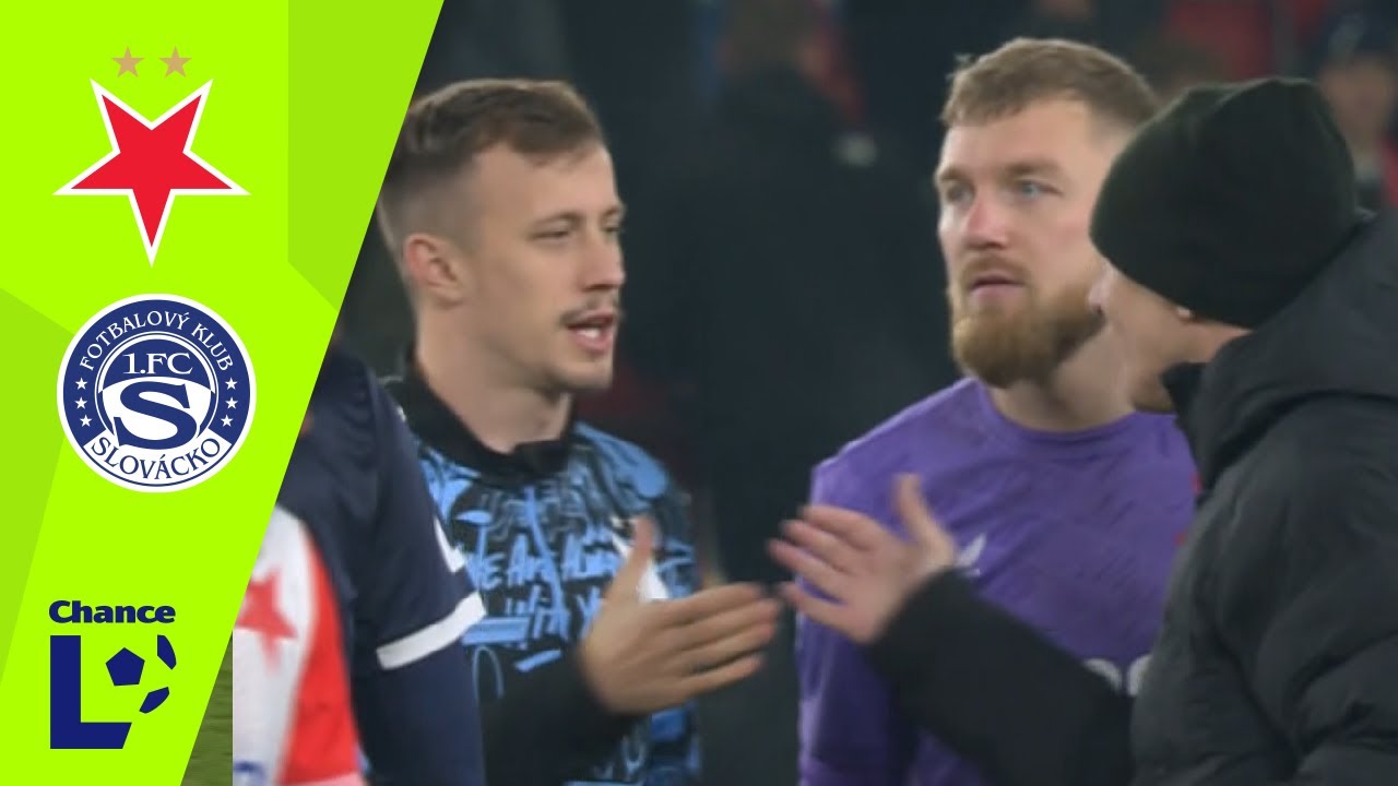 Chance Liga Highlights: SK Slavia Praha : 1. FC Slov&aacute;cko 3:0 (17. kolo)