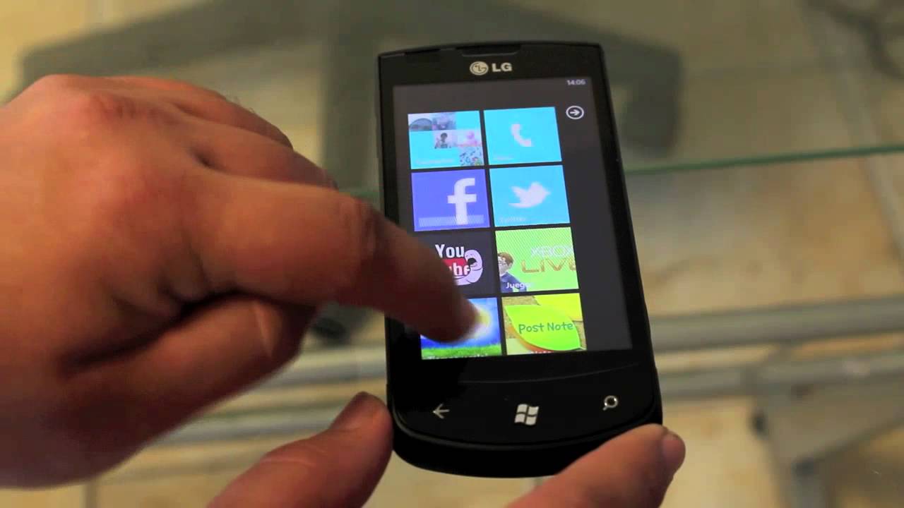 LG optimus seven (e900h) unboxing y primera vista de un smartphone con wp7