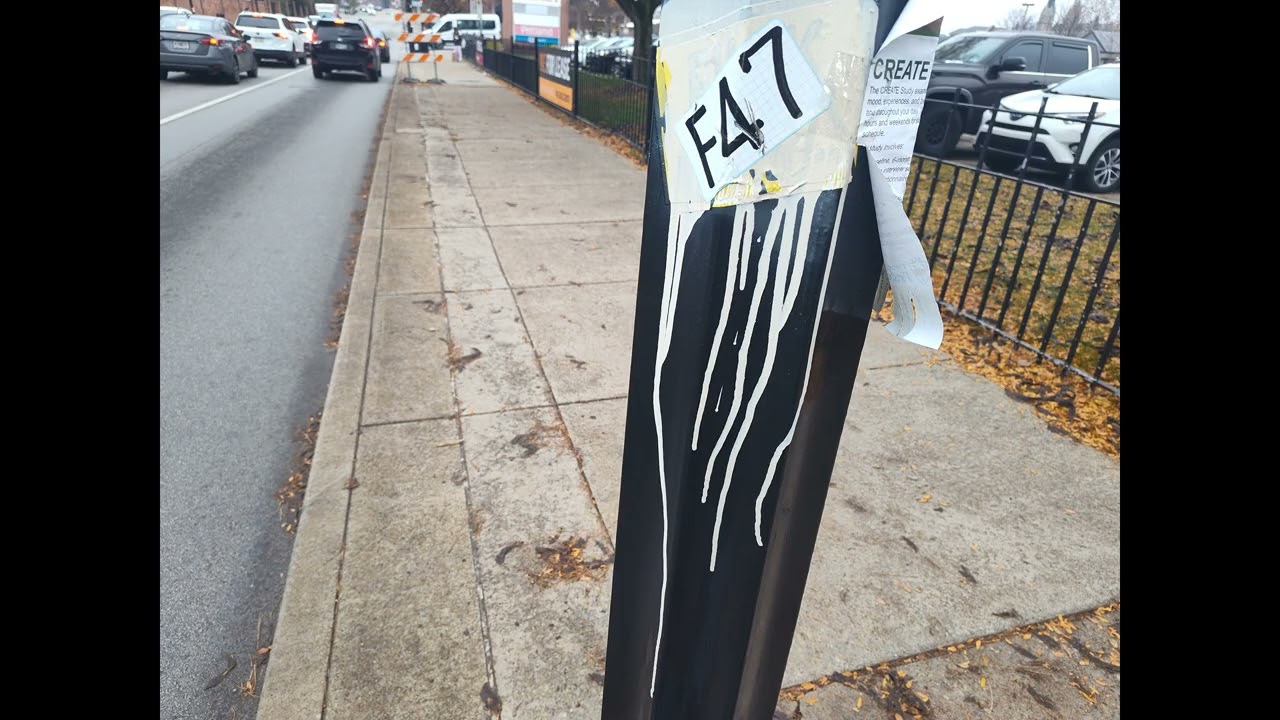 Pittsburgh penn avenue pole advertising graffiti 11.20.2025