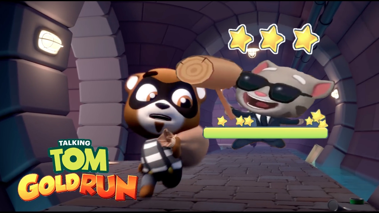 Talking Tom Gold Run in China ✔ New! 2017 Agent Tom Gameplay China Update