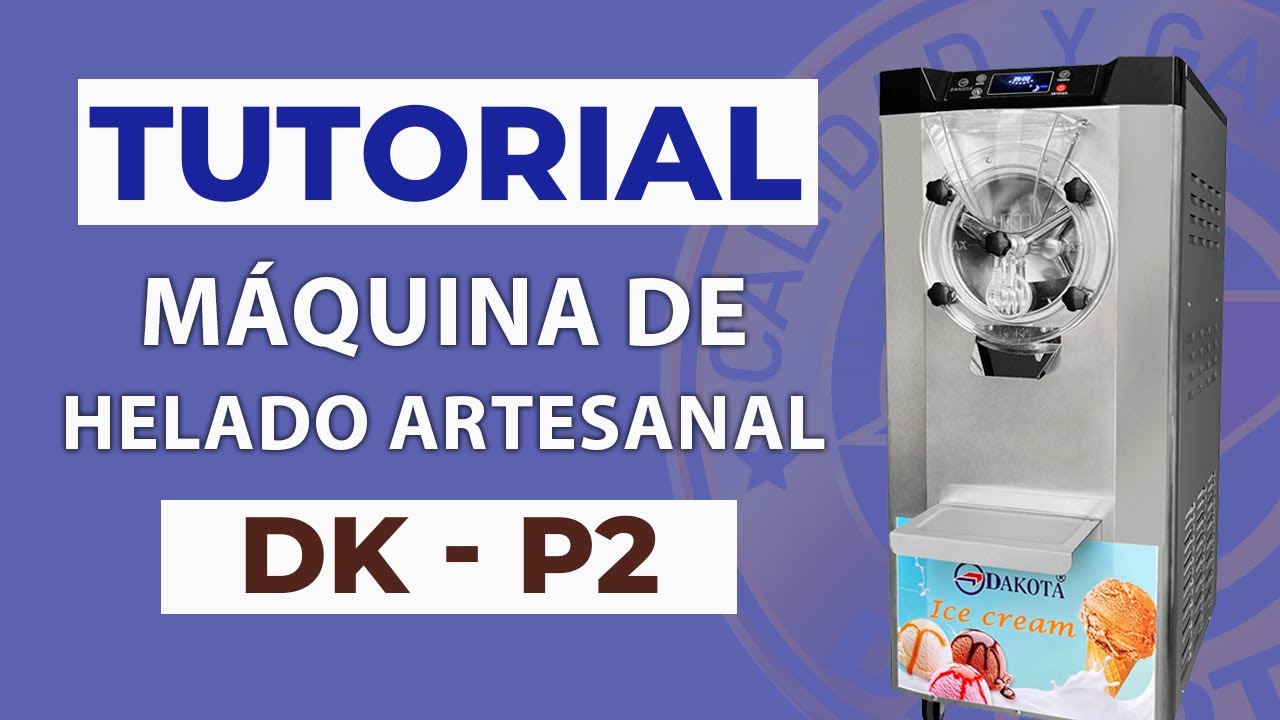 TUTORIAL - Máquina de helado artesanal DK-P2