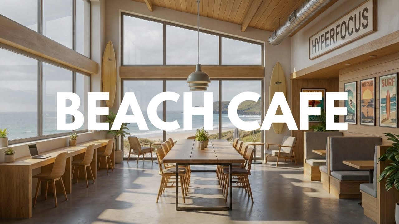 Beach Cafe - 1 Hour of Chill Lofi to Study, Focus & Relax