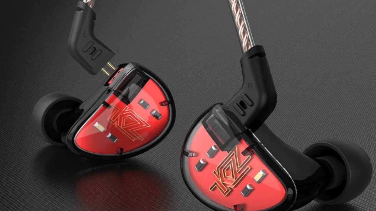 KZ AS10 5BA Balanced Armature Driver HIFI Bass Earphones.(link in description)