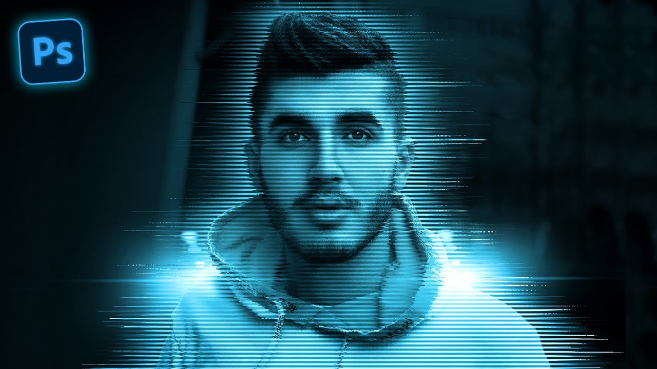 Cómo hacer EFECTO HOLOGRAMA en PHOTOSHOP - RicardoRic