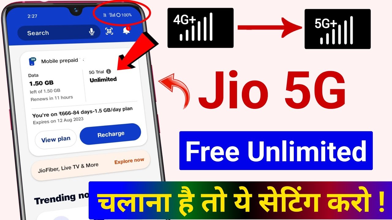 Jio 5G Kaise Activate Kare | Jio 5G Unlimited Data | Jio 5G Setting | Jio 4G Sim ko 5G Kaise Banaye