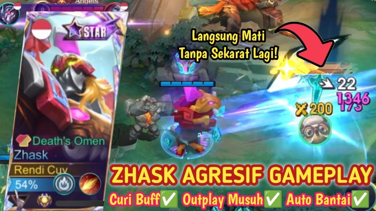ZHASK MODE TENGIL CURI BUFF MUSUH & OUTPLAY MUSUH BERKALI-KALI! BUILD ZHASK TERSAKIT 2026 - MLBB