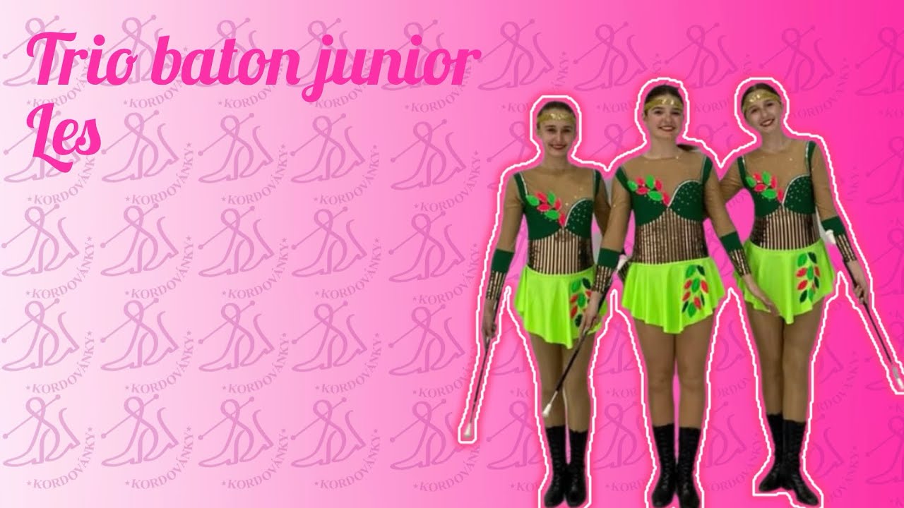 Kordovánky Rajec - trio baton junior 2024 (MSR Púchov) 