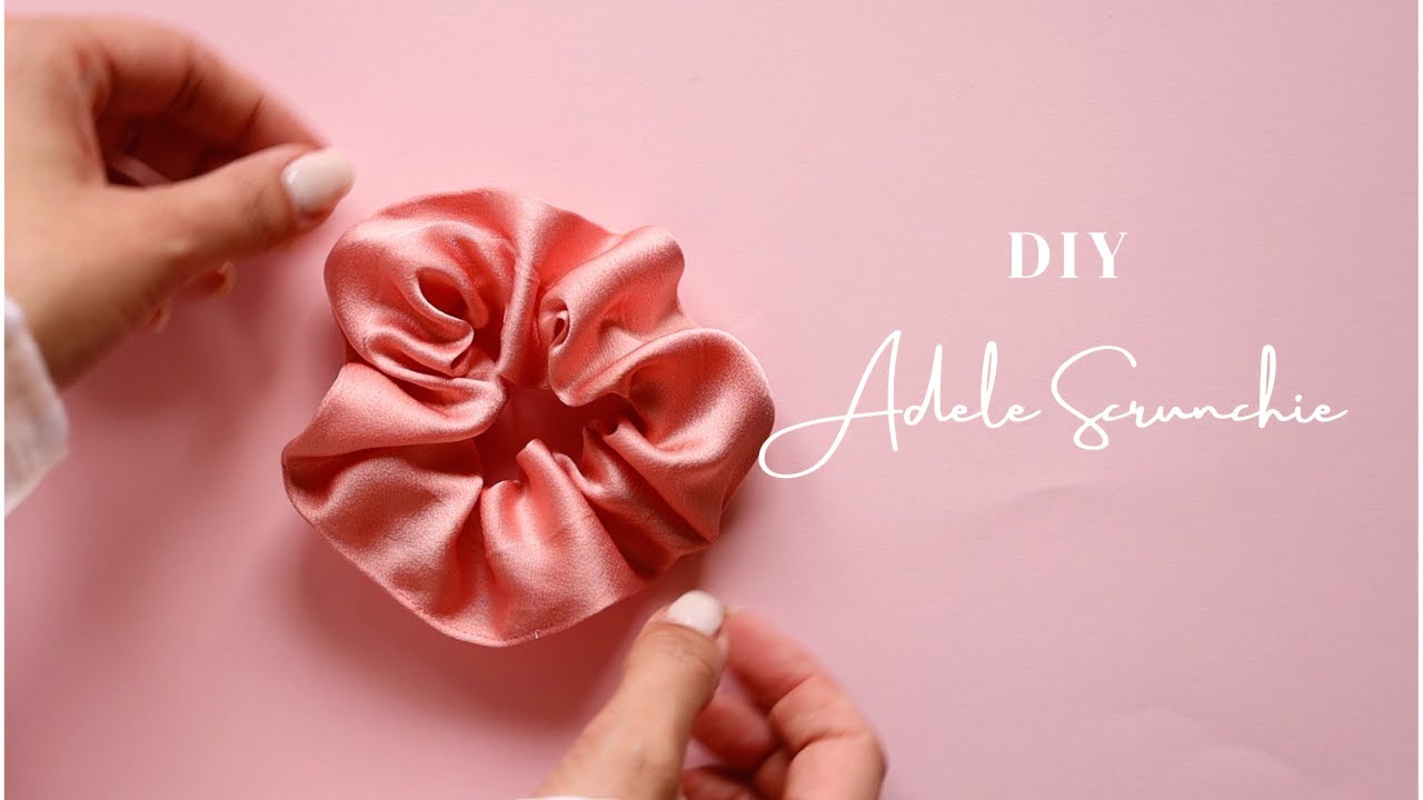 Adele Scrunchie | DIY Satin Hair Tie | Beginner-Friendly Sewing Tutorial