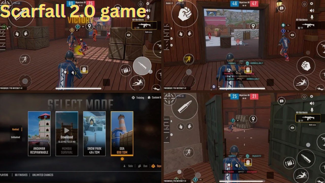 Scarfall 2.0 game ! goa 8x8 tom mode ! online and offline ? game scarfall 2.0