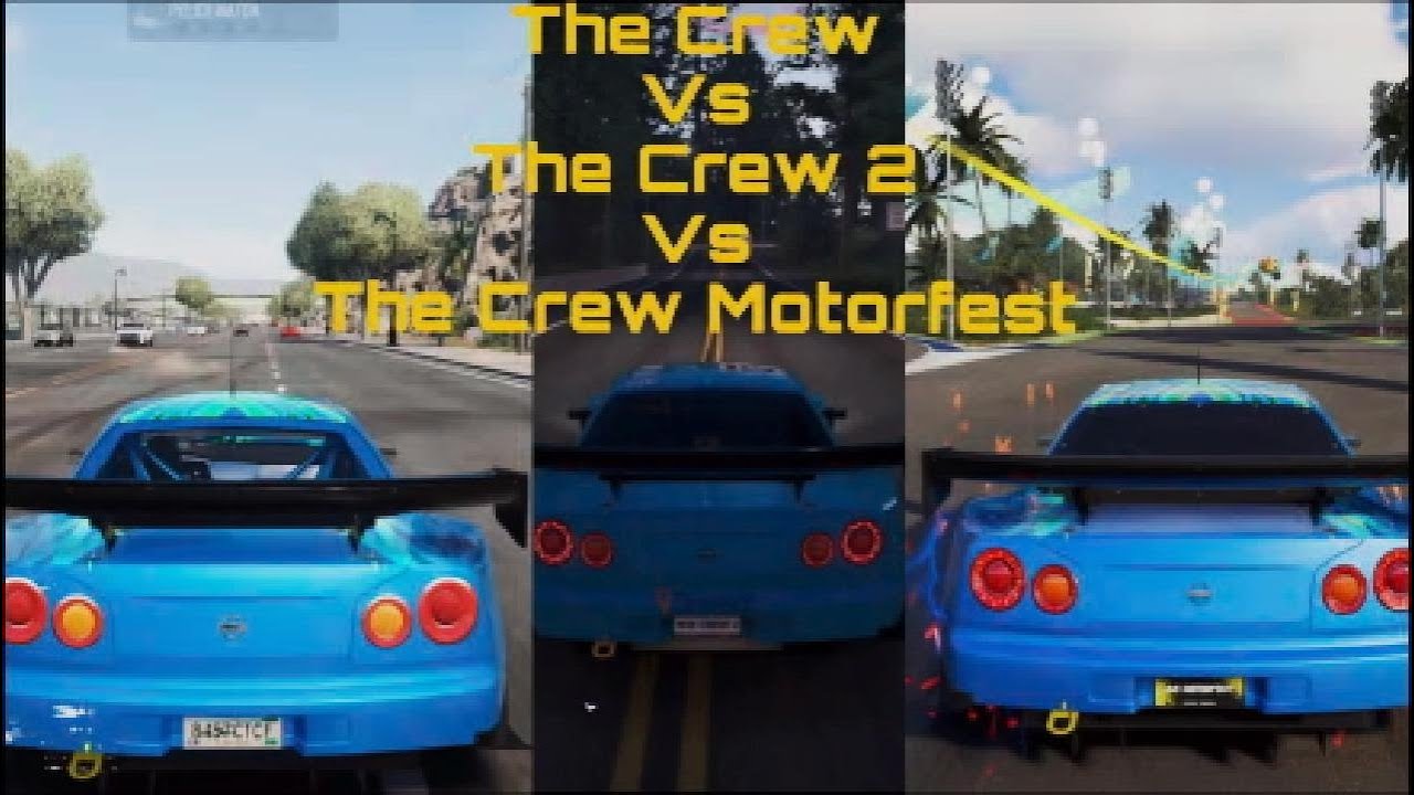 The Crew 1 Vs The Crew 2 vs The Crew Motorfest, Experience