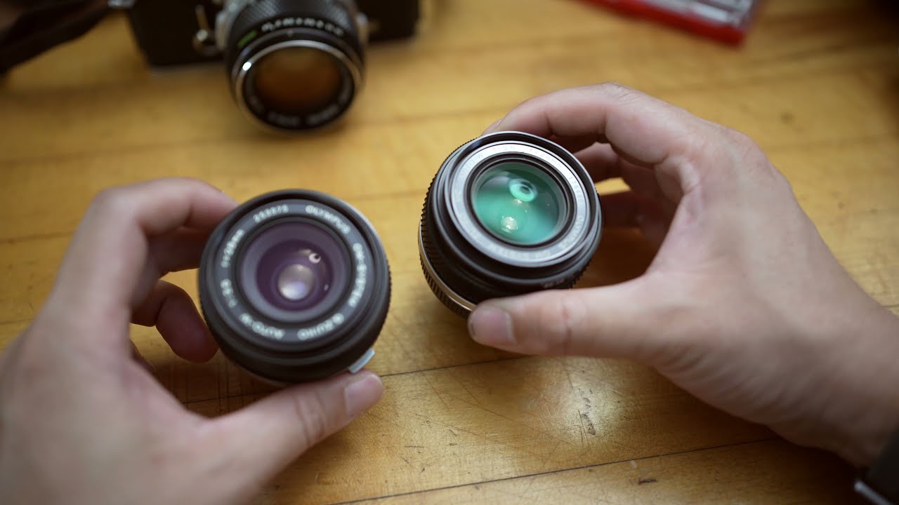 Olympus OM G.Zuiko 28mm F3.5 vs Zuiko MC 28mm F2.8 - A Physical Comparison