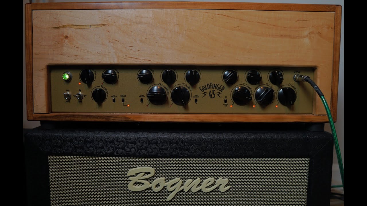 Bogner Goldfinger 45 (og version) w/ various boosts