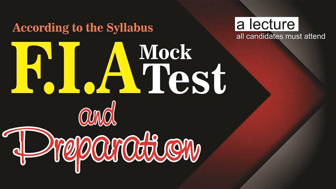 FIA Inspector || Fpsc ppsc mcqs
