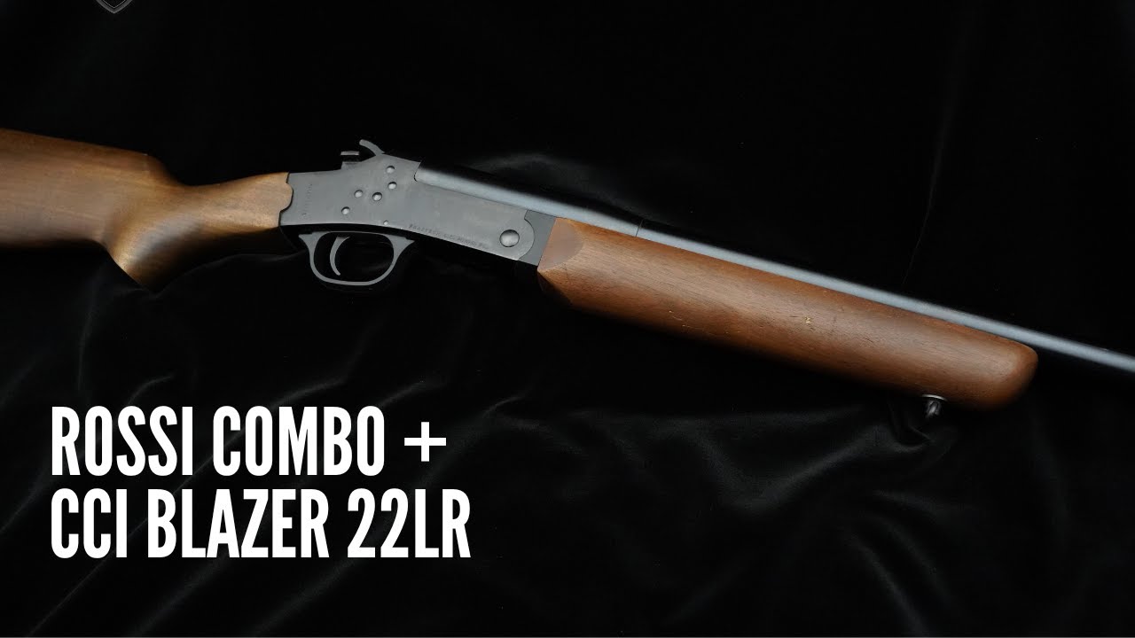 Rossi combo - Teste de tiro com cano 22lr e munição CCI blazer #rossi #rossicombo #cci #blazer