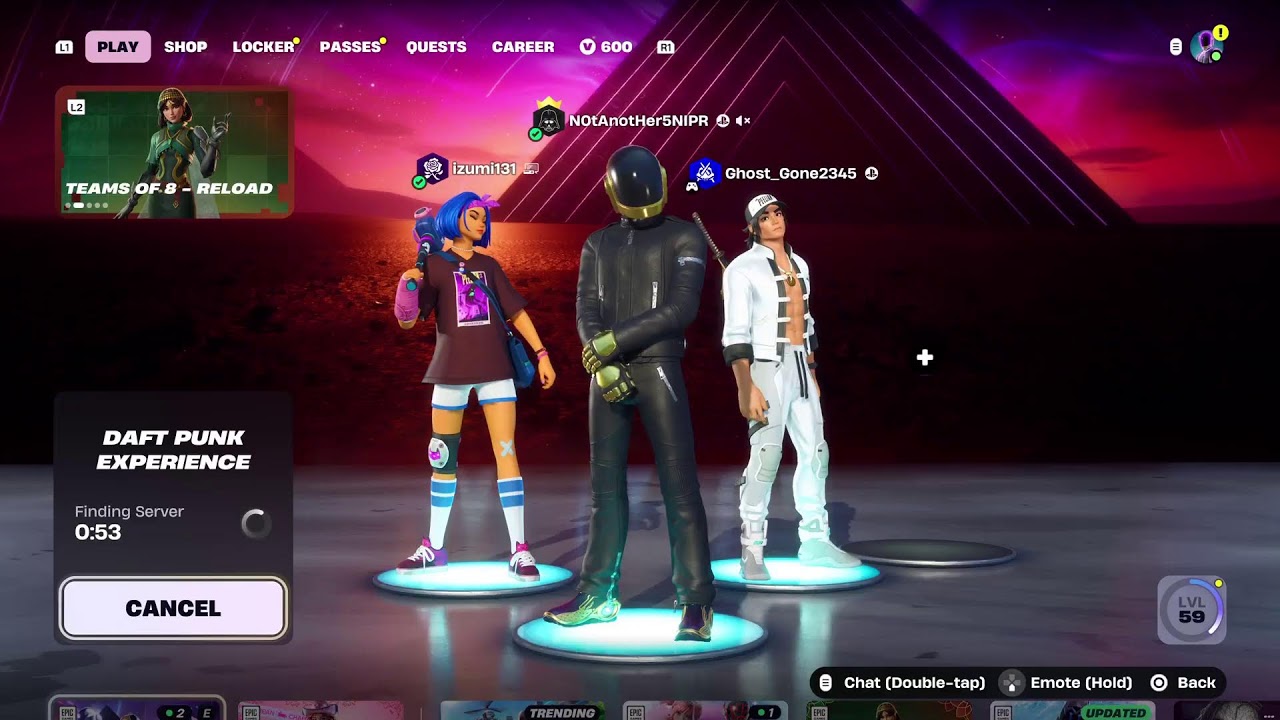 Fortnite  Live stream 28   (Daft Punk Event PS5 Celebration)