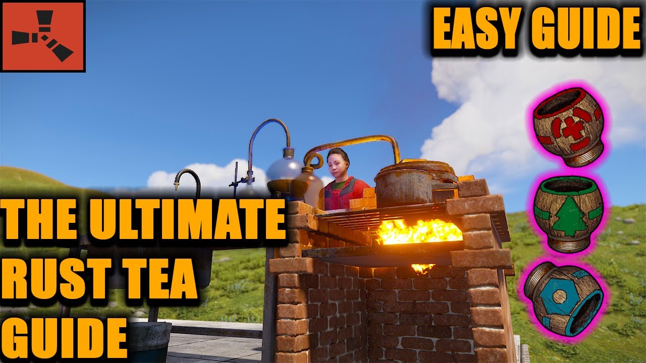 Easy Mixing Table, Teas, & Berries Guide | Rust Tutorial 2024