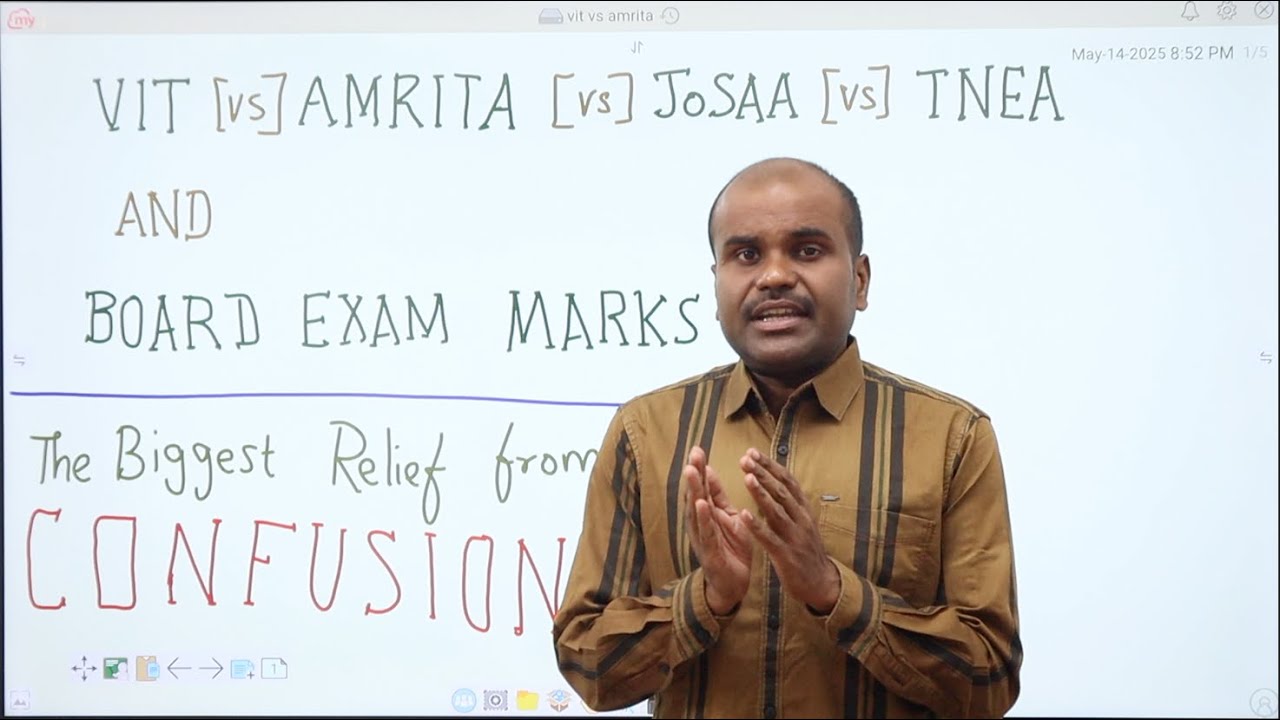 TNEA vs JoSAA vs VIT vs AMRITA  | ❌️குழப்பத்தில் பணத்தை இழக்கும் பெற்றோர்கள் | How to TAKE DECISION?