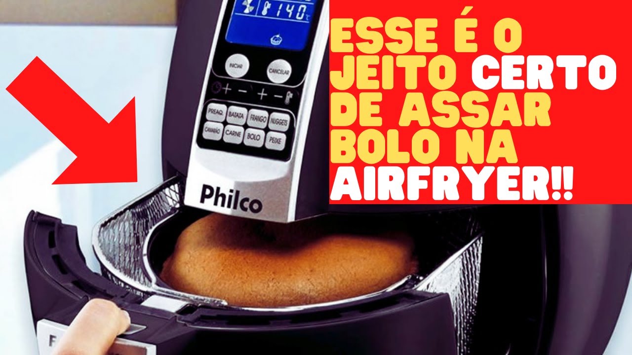 Bolo na airfryer: Tempo e temperatura para assar