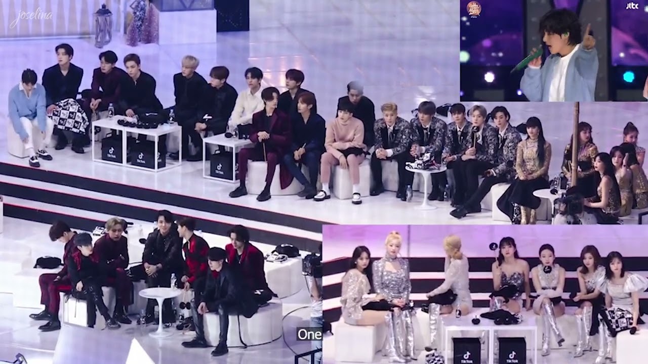 Idols React to BTS Mikrokosmos Performance at Golden Disc Awards (GDA) 2020  [+Eng Lyrics]