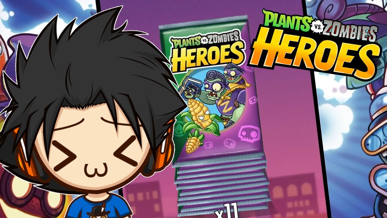 ABRIENDO MAS DE 50 SOBRES - Plants vs Zombies Heroes