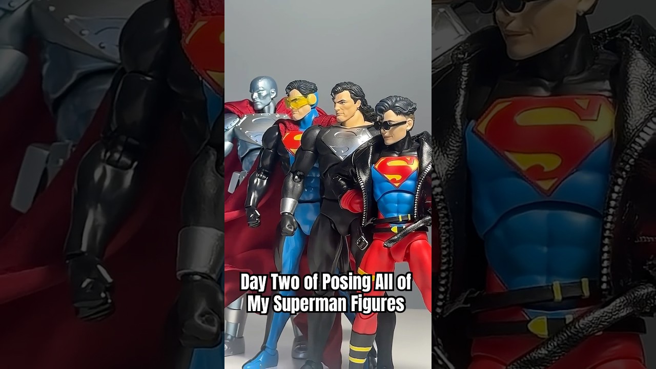 Day 2 of Posing All of My Superman Figures – MAFEX Return of 