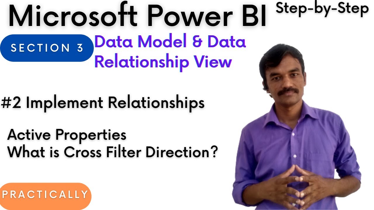 #24 Cross filter direction | Active Properties | Power BI Full Course | Power BI Tutorial for Beginn