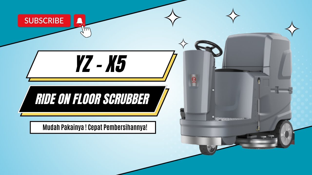 Ride On Floor Scrubber YZ-X5 Battery (Mesin Sikat Lantai)