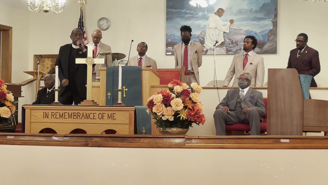 11/10/2021 Rev Dr H Leon Williams Sr, And Lane Tabernacle Male Chorus, Jackson TN “Worthy Is He”