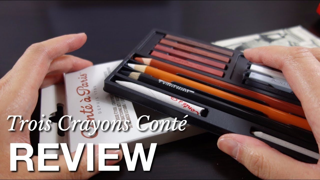 How to draw with Conté crayons