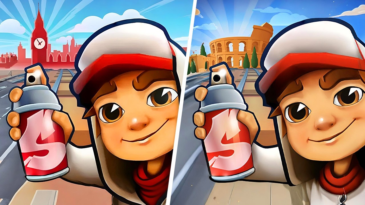 Subway Surfers Rome VS Subway Surfers London, New Subway Surfers Game, Subway Surfers New Update