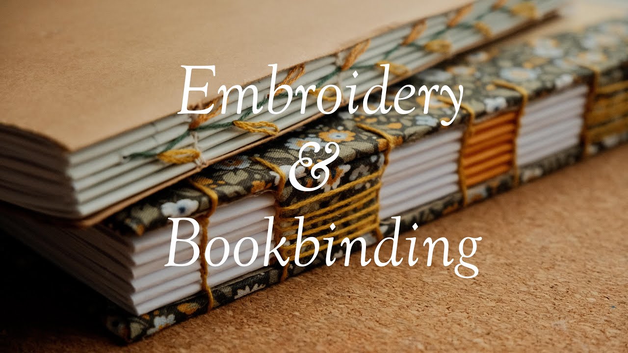 Handstitching my Annual Planner 🧵📚 | Bookbinding ASMR | Lay-flat Notebook + Reusable Hardcover